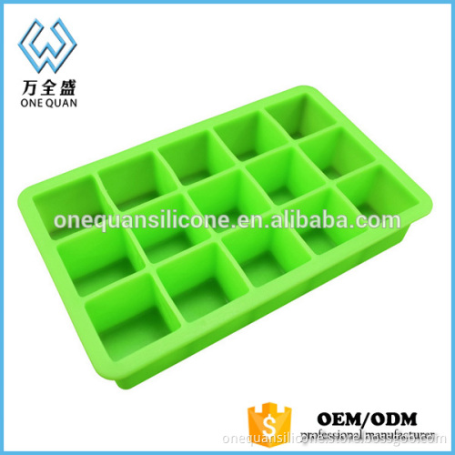 Kitchenware Large Cubes Square Silicone Ice Cube Tray